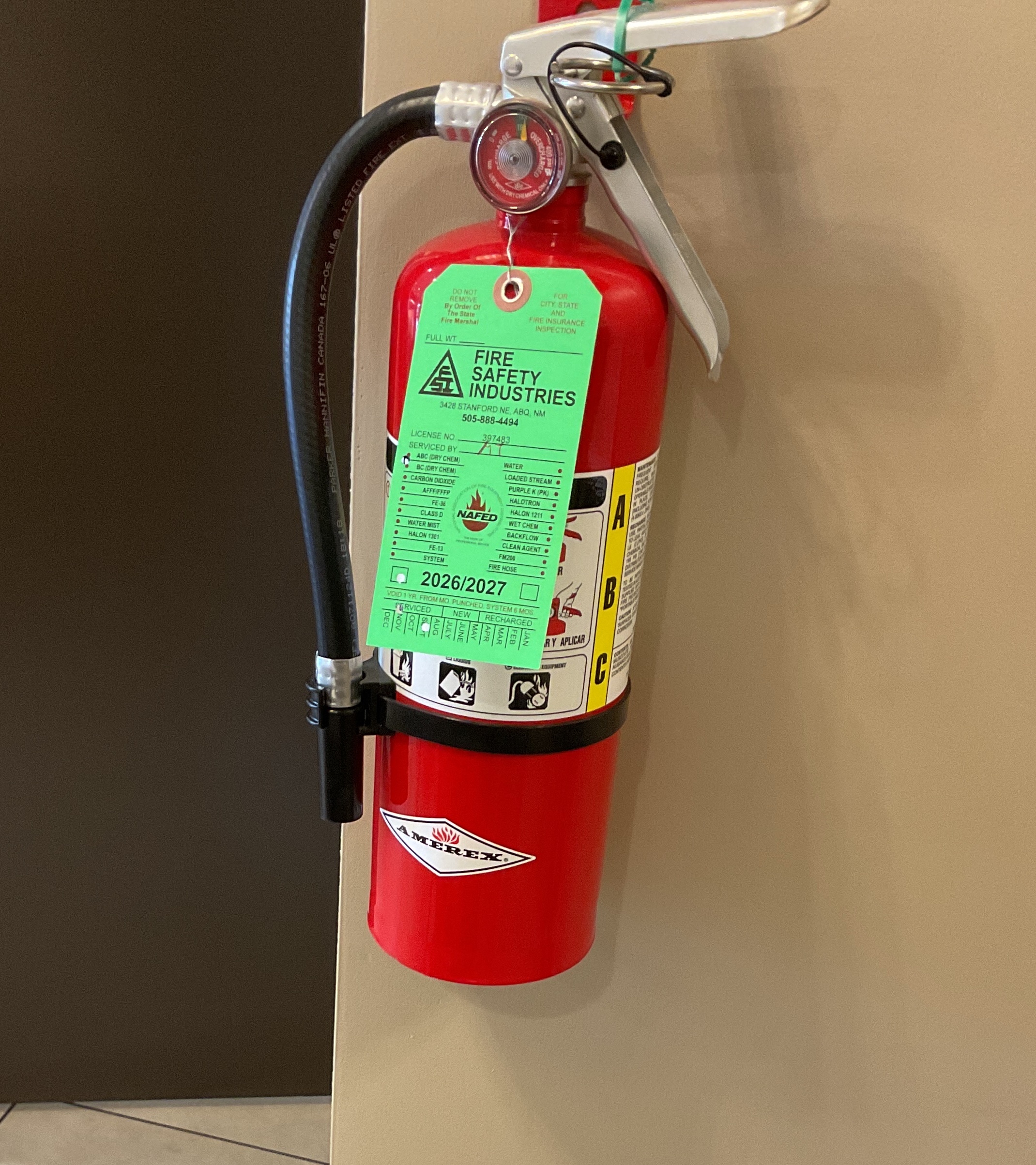 Fire Extinguisher Inspection & Certification in Albuquerque, NM - photo 1